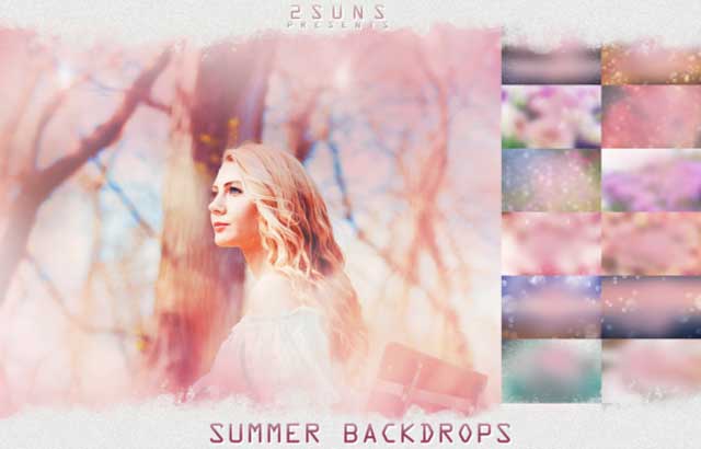 Photo Overlays Summer Backdrops Free Download PSDLY