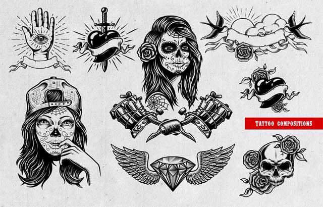 Tattoo BUNDLE By DGIM Studio 2190257 Free Download tattoo-bundle-by-dgim-studio-2190257-Free-Download
