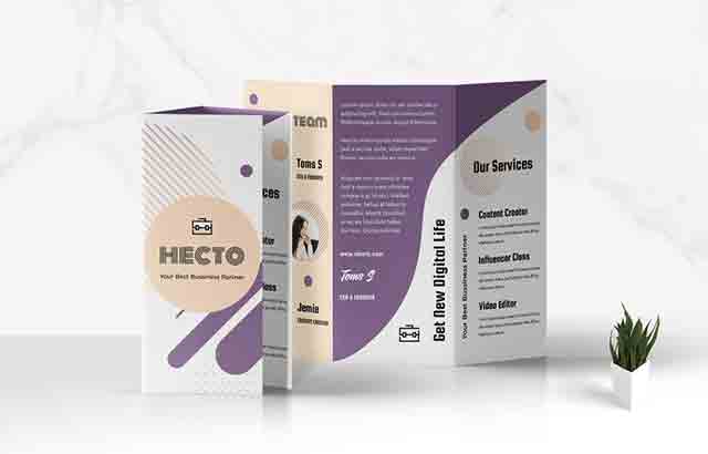 Trifold Business Brochure TJGZR4N Free Download