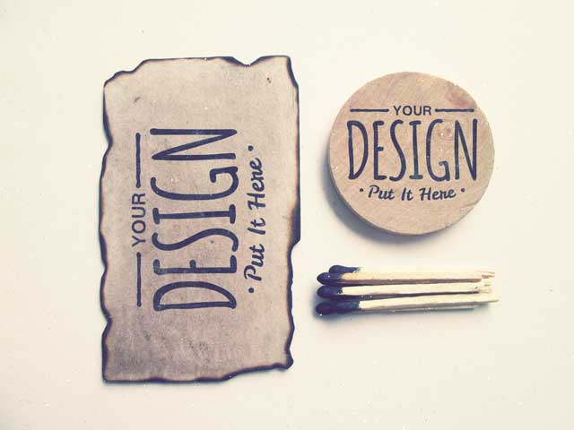 Badge Logo Mockup PSD