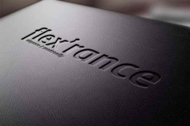 Black Background Logo Mockup PSD