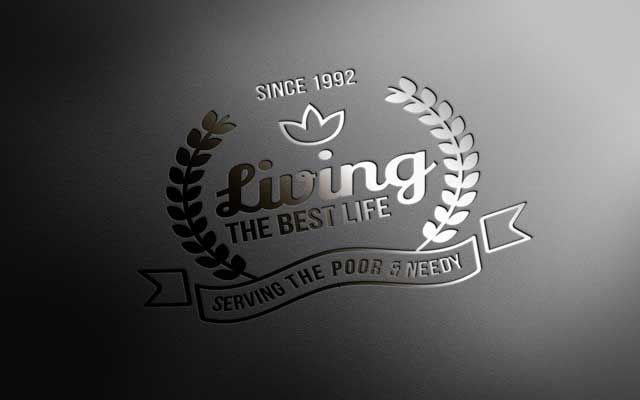 Black Letterpress Logo Mockup PSD