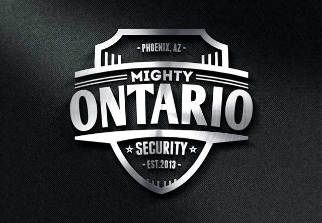 Free Steel Logo Mockup With black background PSD