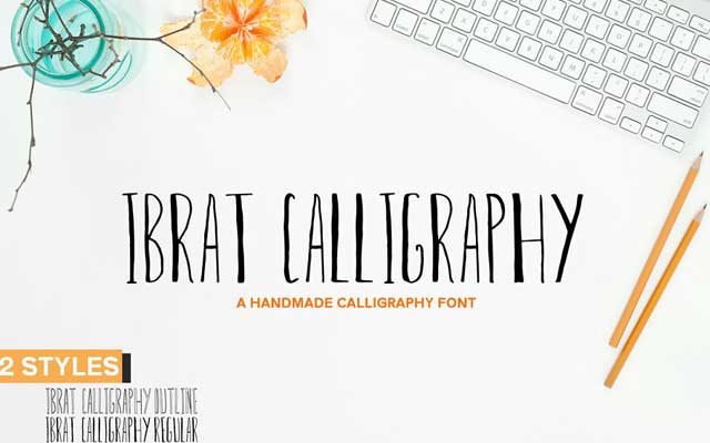 Ibrat Calligraphy Font Ibrat Calligraphy Font