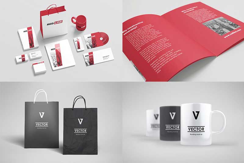 Branding Elements Mock-ups 42271