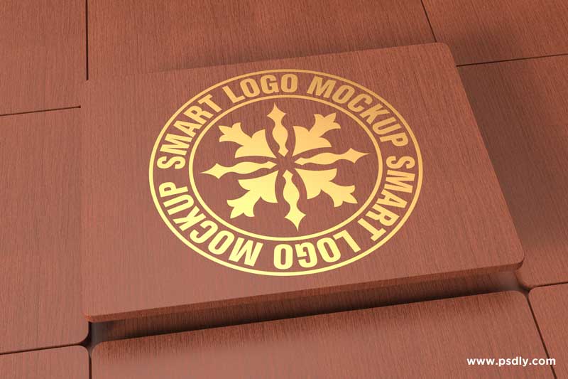 Golden2Bon2BWood2BLogo2BMockup