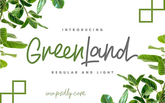Greenland Script Duo Font Download