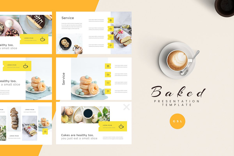 Baked Bakery Google Slide Template