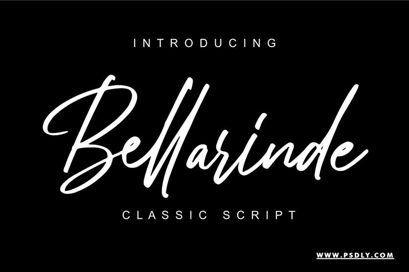 Bellarinde Handwritten Script Font 4434067