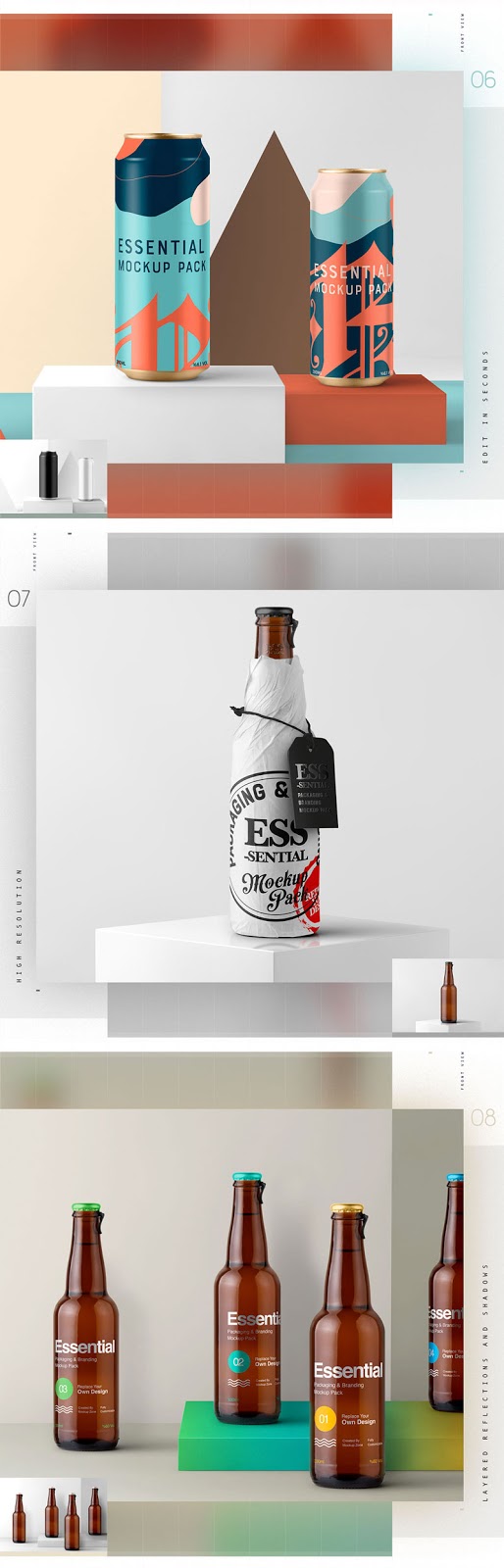 Essential Packaging Branding Mockup 1351937 3