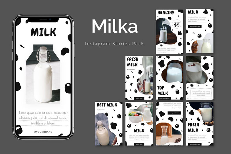Milka Instagram Story Pack