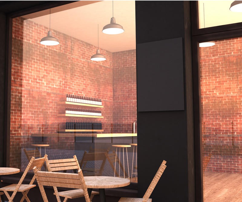 Outdoor Cafe Mockup 1