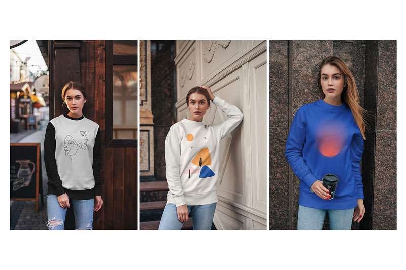 Sweatshirt Mock-Up Street Fashion 3 Sweatshirt Mock Up Street Fashion 3