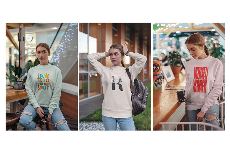 Sweatshirt Mock-Up Street Fashion 4 Sweatshirt Mock Up Street Fashion 4