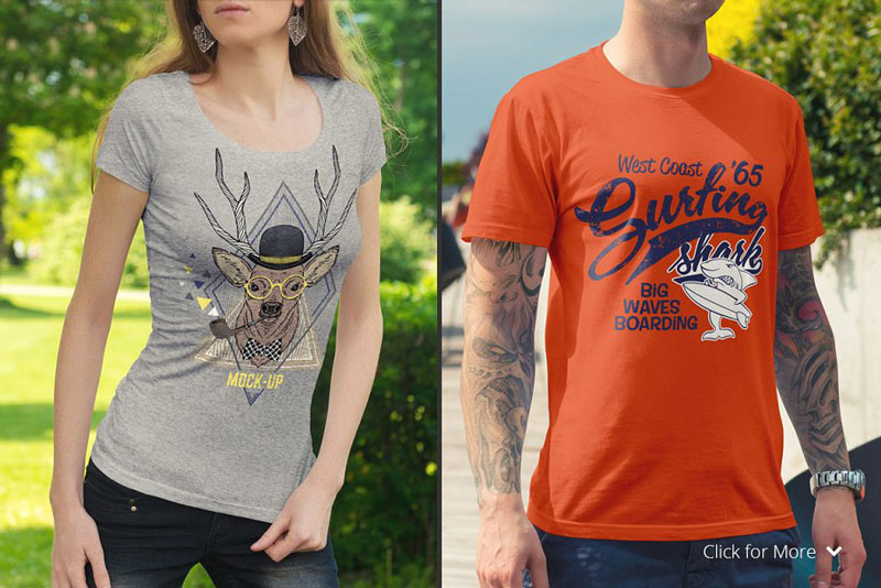T-Shirt Mock-Up Set 3 T Shirt Mock Up Set 2 1