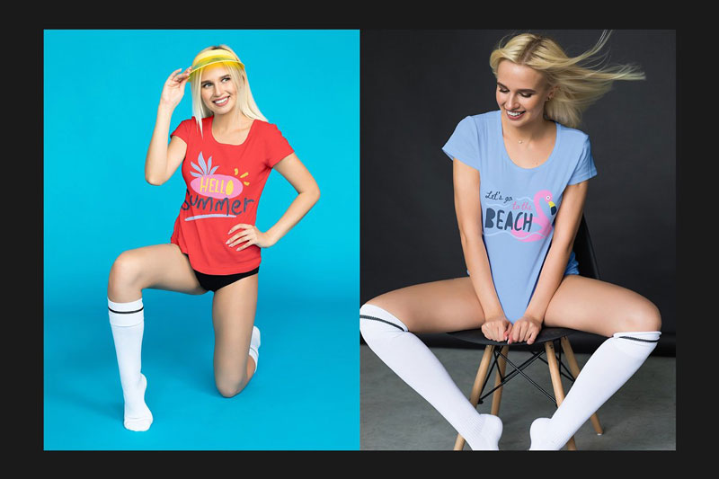 T-Shirt Mock-Up Set 5 T Shirt Mock Up Set 3