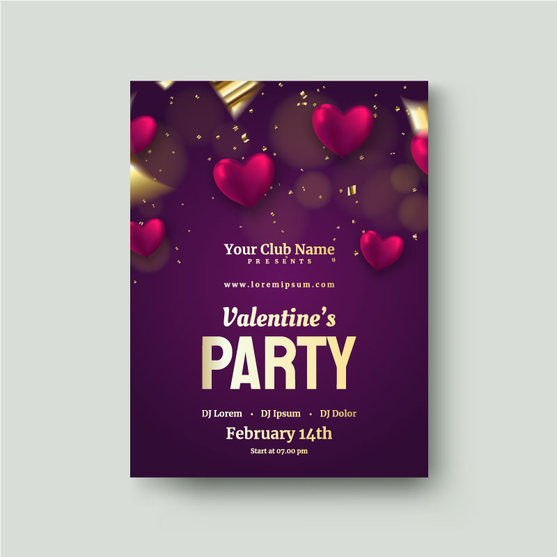 valentines day flyer 2