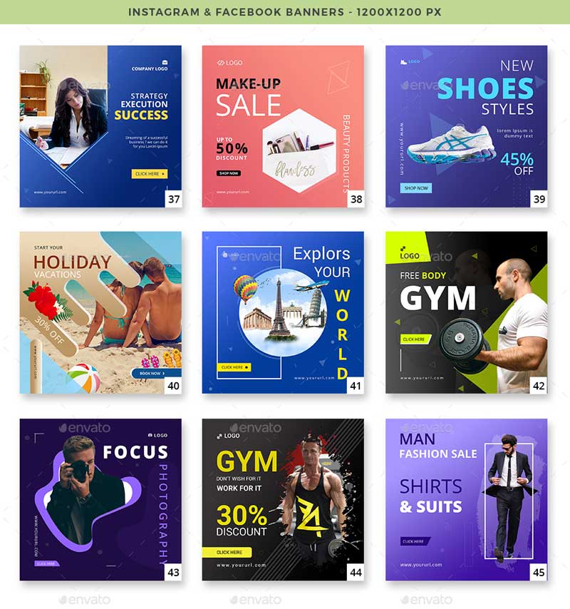 50 Instagram and Facebook Banners 4
