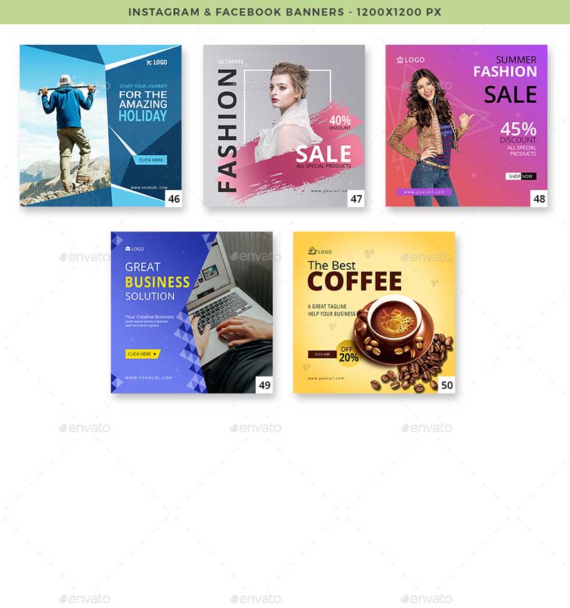 50 Instagram and Facebook Banners 5