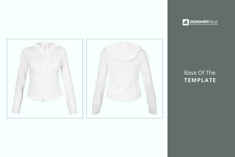 Female Zip Front Hoodie Mockup 6 Female Zip Front Hoodie Mockup 5