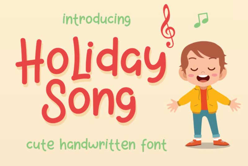 Holiday Song Font Family