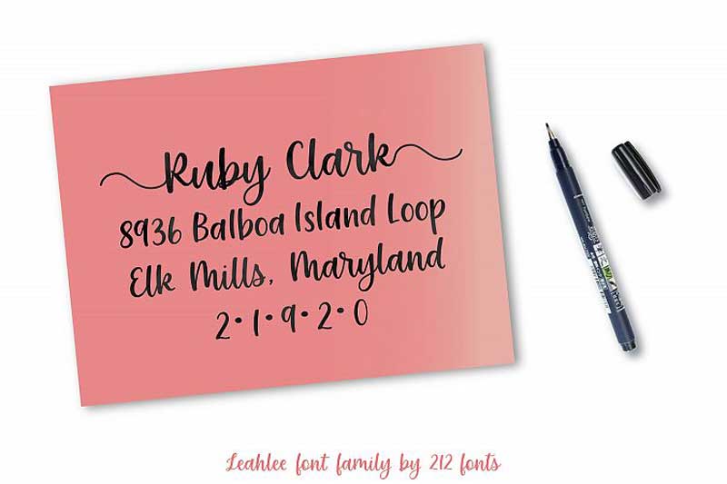 Leahlee Script and Sans Handwritten Feminine Font Duo 4 Leahlee Script and Sans Handwritten Feminine Font Duo Download Free