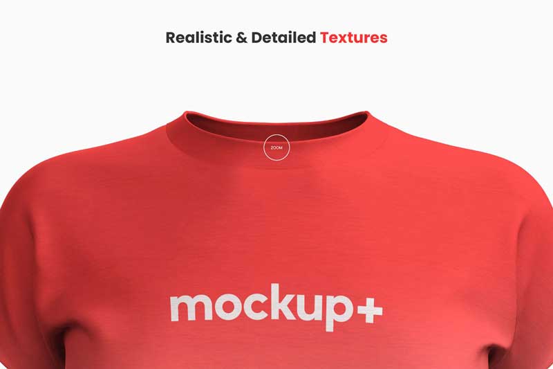 Realistic Women T-Shirt Mockup 3991699 Realistic Women T-Shirt Mockup 3991699