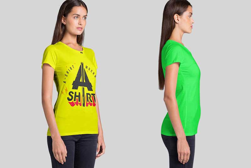 Women's T-shirt Mockup 1338361 Women's T-shirt Mockup 1338361