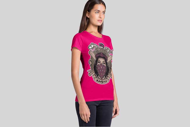 Women's T-shirt Mockup 1338361 Women's T-shirt Mockup 1338361