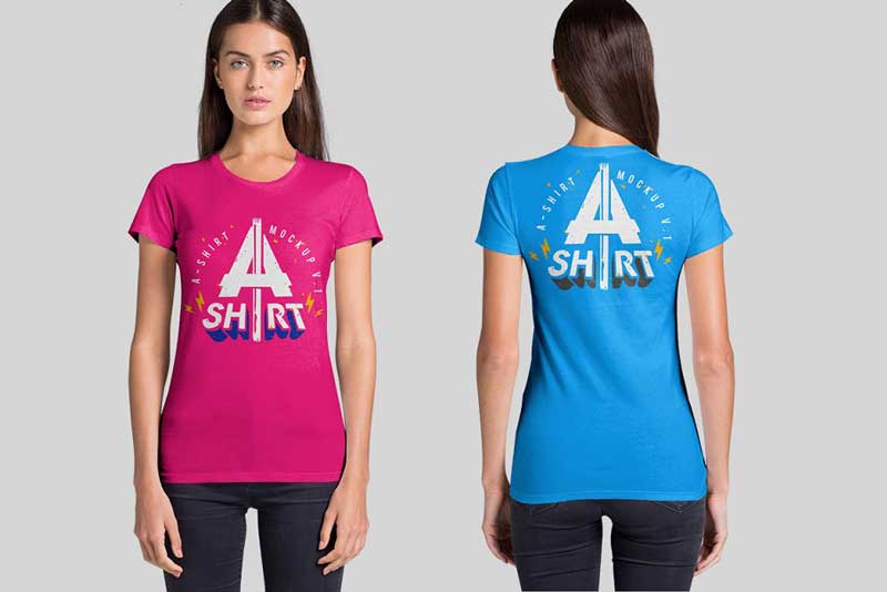 Women's T-shirt Mockup 1338361 Women's T-shirt Mockup 1338361