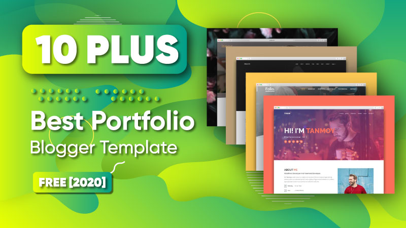best portfolio blogger templates