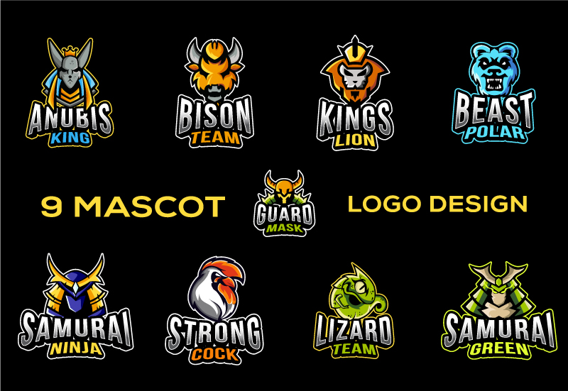 9 Esport Logo Template Set