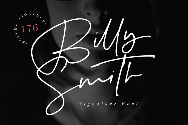 Billy Smith Signature Font 4587693
