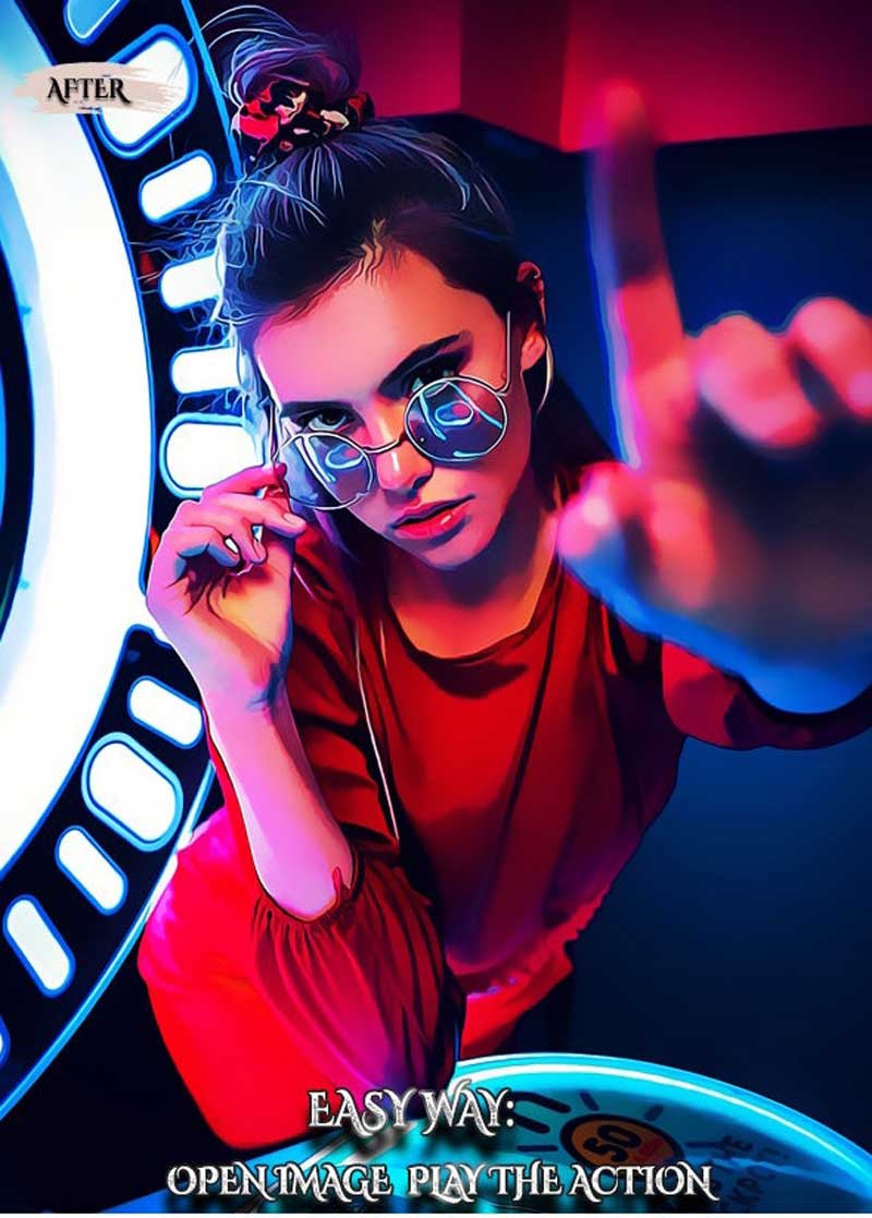 Bundle Cartoon Painting Photoshop Actions 26075116 Bundle Cartoon Painting Photoshop Actions 26075116