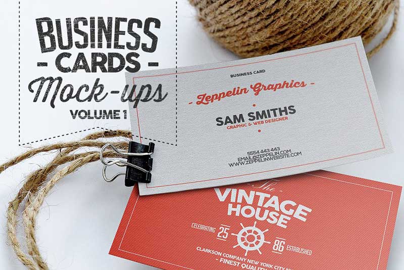 Business Card Mock ups Vol.1