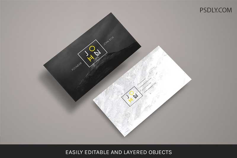 Business Card Mockup Pack 1