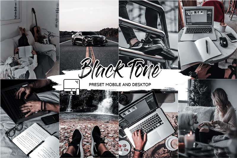 CREATIVEMARKET BLACK TONE LIGHTROOM PRESETS 4505399
