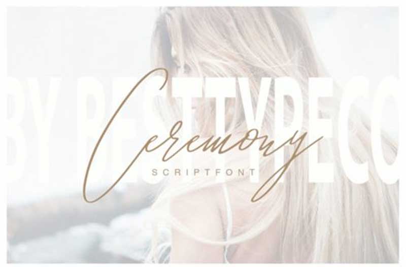 Ceremony Font Free Download