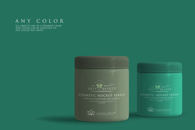 Cosmetic Jar Mockup 3044189