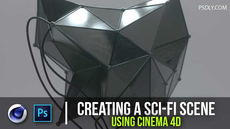 Creating a Sci Fi Sculpture Using Cinema 4D