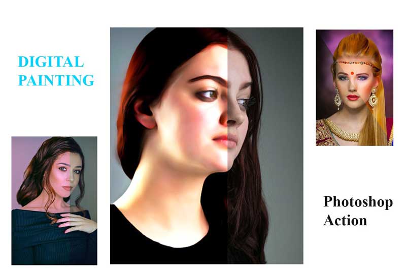 Digital Painting Photoshop Action 4557382