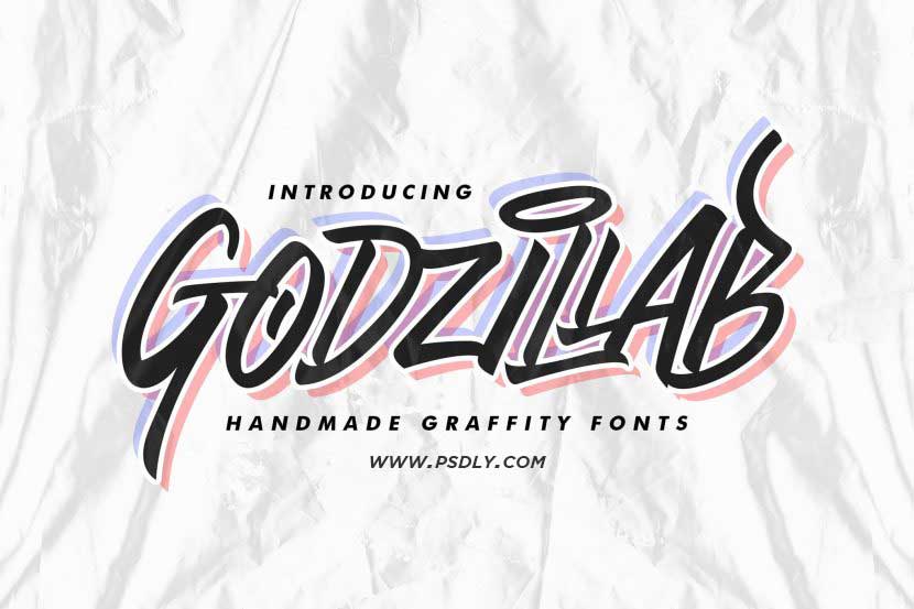 Godzillab Handmade Graffity Font