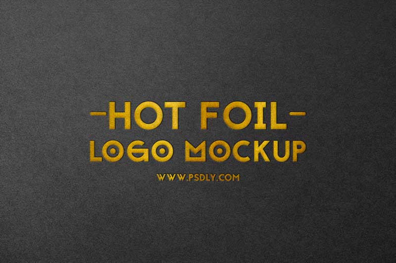 Hot Foil Logo Mockups 2020 Hot Foil Logo Mockups 2020