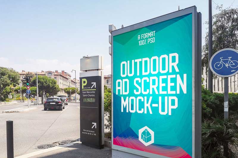 Outdoor Ad Screen MockUps 11 2