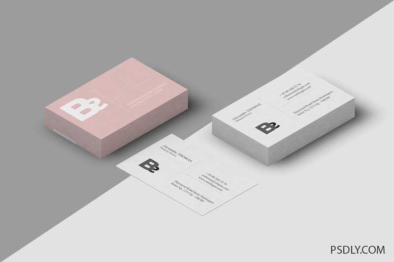 PSD Business Card Mockup