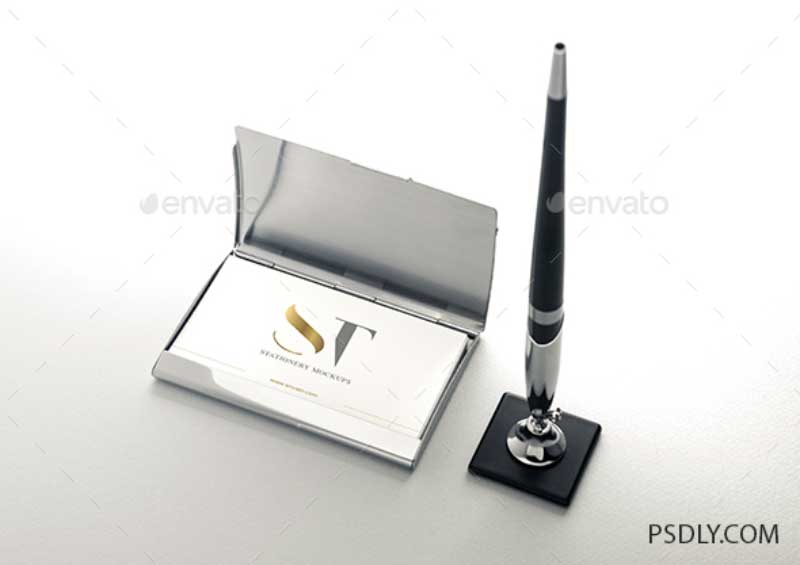 Realistic Business Card Mockup 2