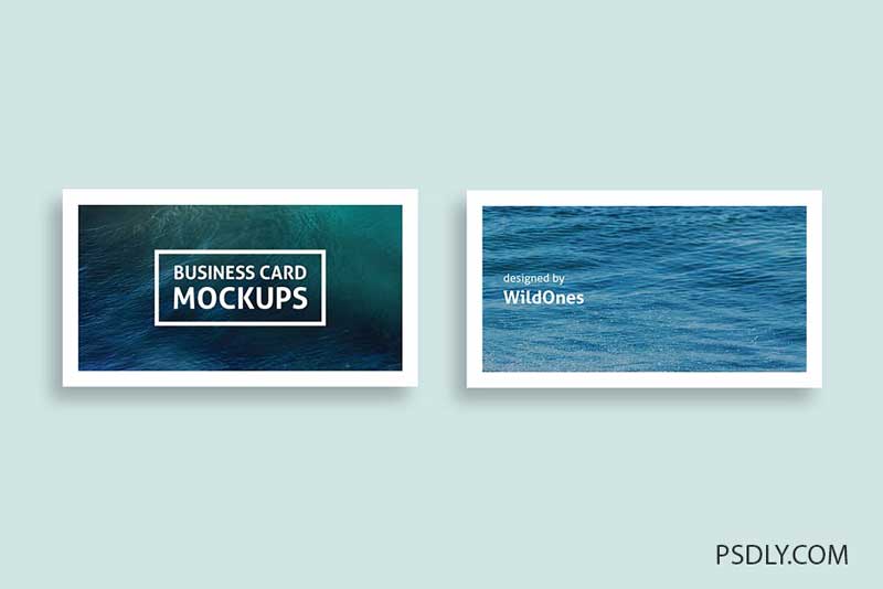 Simple Business Card Mockups 2