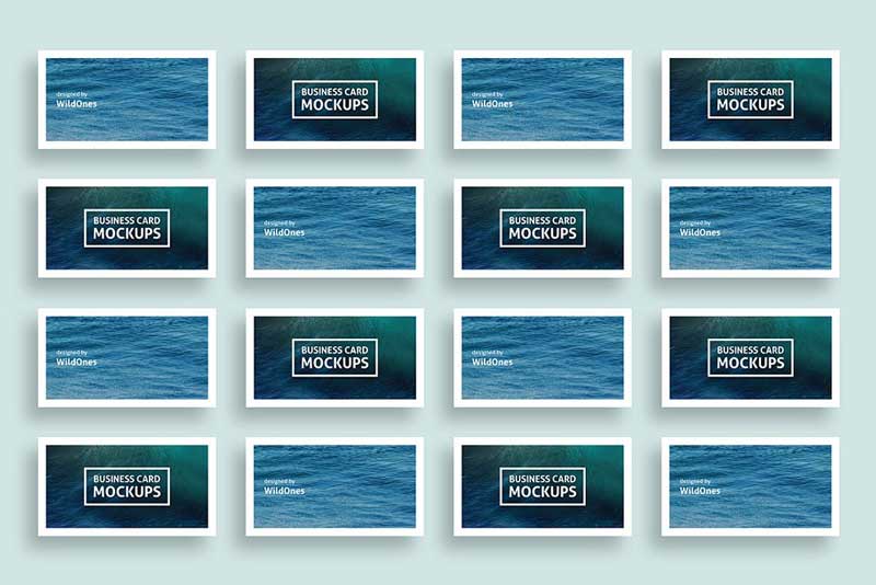 Simple Business Card Mockups 3