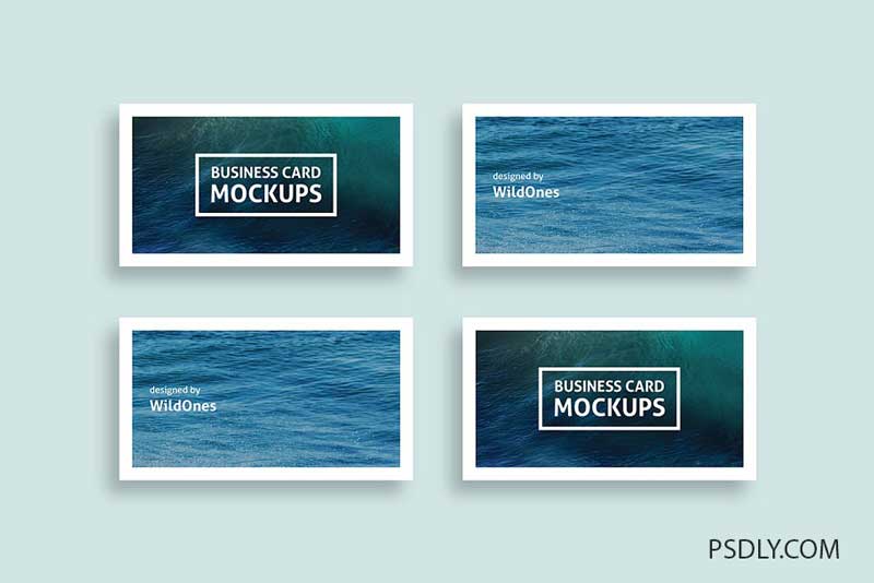 Simple Business Card Mockups 4