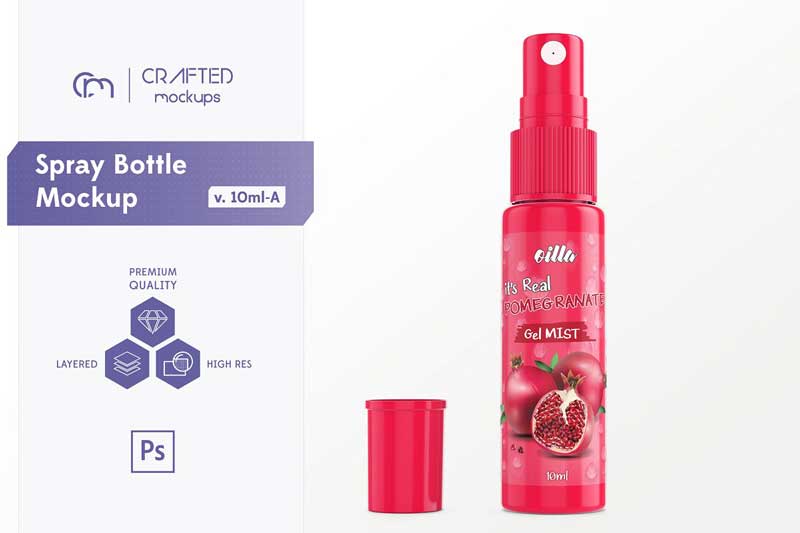 Spray Bottle Mockup 10ml